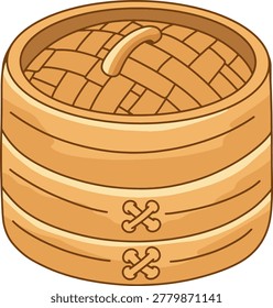 Bamboo Steamer Basket Kitchen Tool