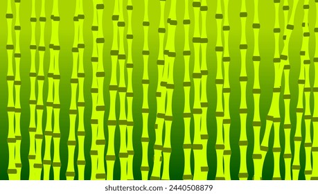 Bambusstab Hintergrund. Design Kunst. Muster Vektor. Grüner Hintergrund