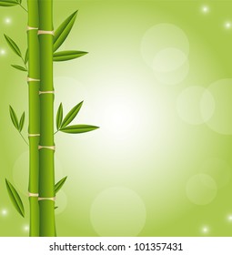 Vector Beautiful Spa Background Bamboo Family Stock Vector (Royalty ...