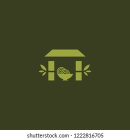 Bamboo Store Noodle Creative Abstract Business Logo