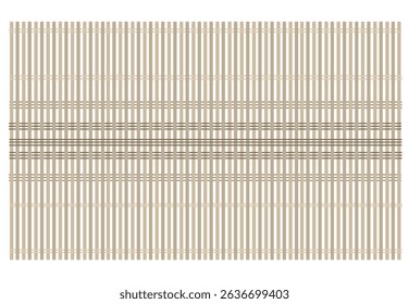 Bamboo Sushi Kimbap Roller Mat Top View