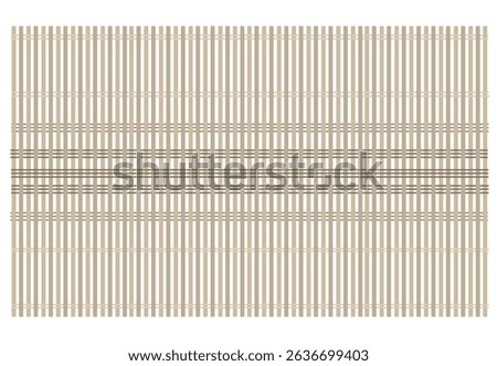 Bamboo Sushi Kimbap Roller Mat Top View