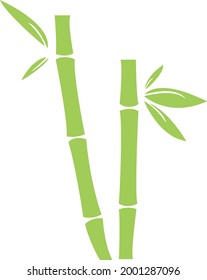 Bamboo template illustration vector icon for logo design