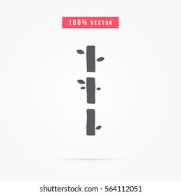 bamboo tree icon design