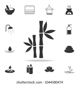 Bamboo tree icon. Detailed set of SPA icons. Premium quality graphic design. One of the collection icons for websites, web design, mobile app on white background