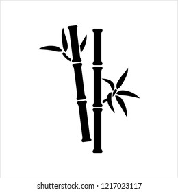 Bamboo Tree Icon Vector Art Illustration
