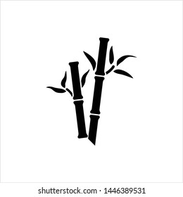 Bamboo Tree Icon Vector Art Illustration