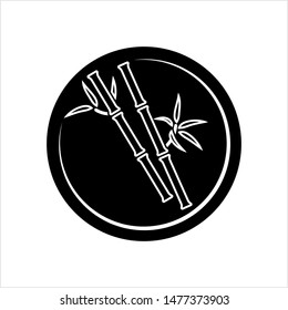 Bamboo Tree Icon Vector Art Illustration