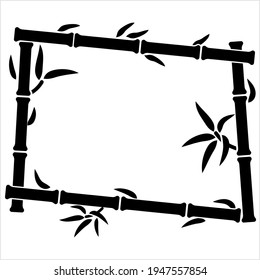 Bamboo Tree Icon Vector Art Illustration