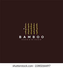 Bamboo Tree Logo in simple and sleek style