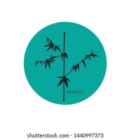 Bamboo tree, Bamboo Logo Template vector icon illustration design