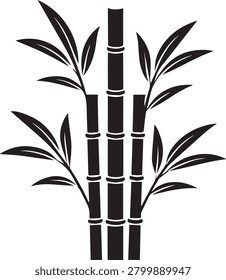 Bamboo tree vector design art illustrator