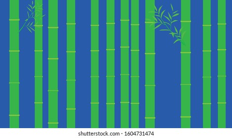 bamboo trees with a white background  for banners or background  vector illustration 