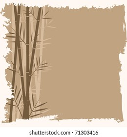 Bamboo vector background