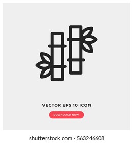 Bamboo vector icon