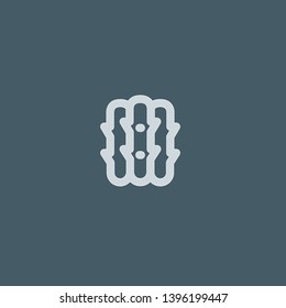 Bamboo vector icon. Bamboo concept stroke symbol design. Thin graphic elements vector illustration, outline pattern for your web site design, logo, UI. EPS 10.