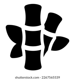 bamboo vector icon illustration asset