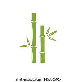 Bamboo vector icon illustration design template