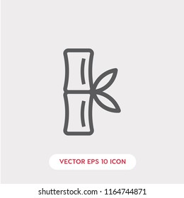 Bamboo vector icon, nature symbol