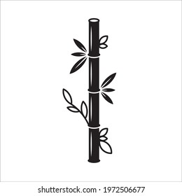 Bamboo vector icon. Bamboo tree flat sign design illustration. Bamboo nature tree symbol pictogram