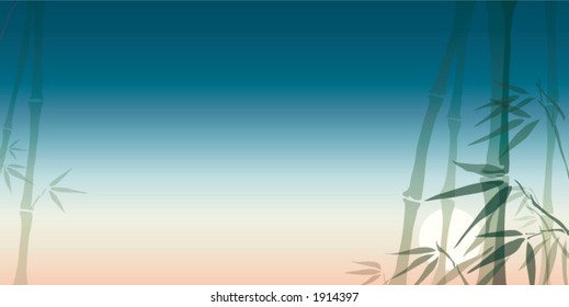 bamboo, vector illustration