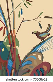 Bamboo vector illustration