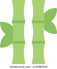 ilustración de bambú vector en un fondo transparente. Símbolos de calidad superior. Iconos vectoriales de color de línea para el concepto y el diseño gráfico.