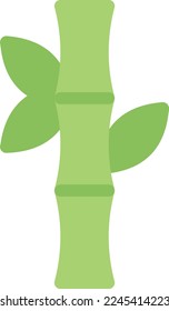 ilustración de bambú vector en un fondo transparente. Símbolos de calidad superior. Iconos vectoriales de color de línea para el concepto y el diseño gráfico. 
