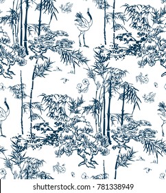 bamboo vector japanese pattern nature pine