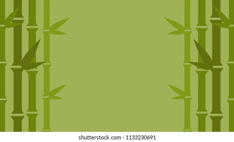 Bamboo vector wallpaper. poster. background. label.