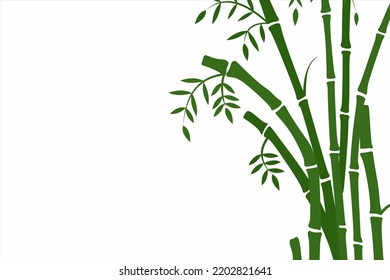 Bamboo Wall Decorating Art, Bamboo Painting for decoration, Bamboo Vector Art