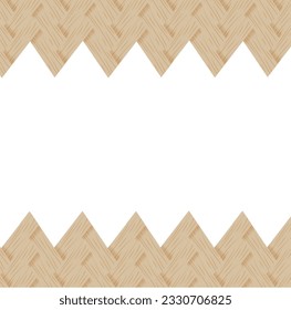 bamboo weave pattern background text box