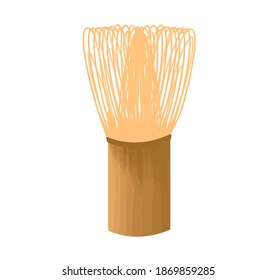 bamboo whisk for whipping and stirring matcha green tea