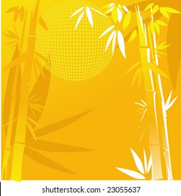 bamboo in yellow  "mimosa" - 2009 color of the year