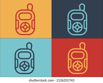 Bamonitor Phone Logo Template, Simple Flat Icon of career,economics,business