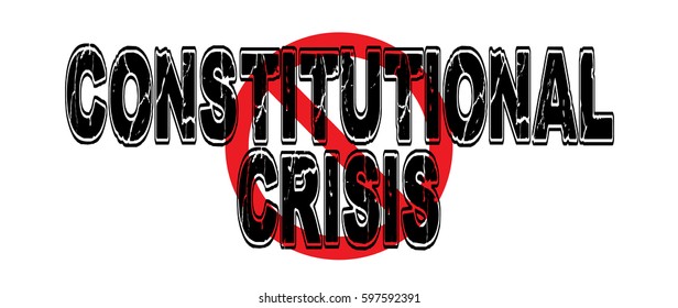 Ban Constitutional Crisis Situation Where Two Stock Vector (Royalty ...