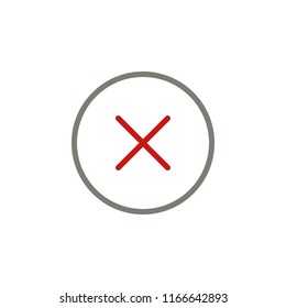 ban delete  icon. Element of text editor sign icon. Premium quality graphic design icon. Signs and symbols collection icon for websites, web design, mobile app