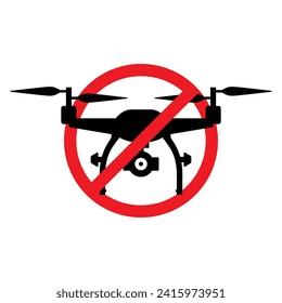  Ban drone icon. Ready to apply to your design. Vector illustration.