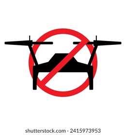  Ban drone icon. Ready to apply to your design. Vector illustration.