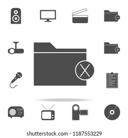 ban folder icon. web icons universal set for web and mobile