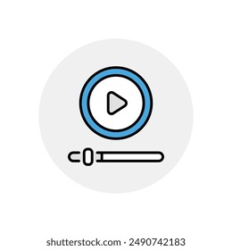 Conjunto de iconos de Vector ilustración de stock
