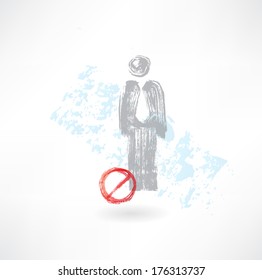 Ban man grunge icon