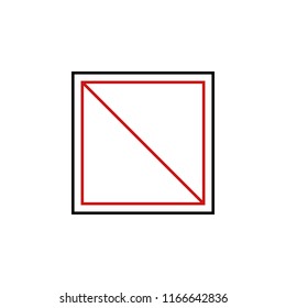 ban no icon. Element of text editor sign icon. Premium quality graphic design icon. Signs and symbols collection icon for websites, web design, mobile app
