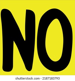 ban no stop negative blank 