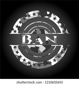 Ban on grey camo pattern
