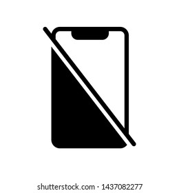Ban on using cellphones , Warning icon