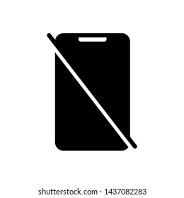 Ban on using cellphones , Warning icon