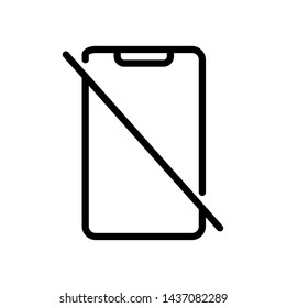 Ban on using cellphones , Warning icon