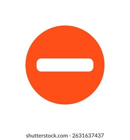 Ban Sign vector illustration, Prohibited circle sign, Ban icon isolated, Prohibition red icon, Red circle with cross line symbol. Caution frame symbol. Forbidden stop sign, Red cross symbol isolated.