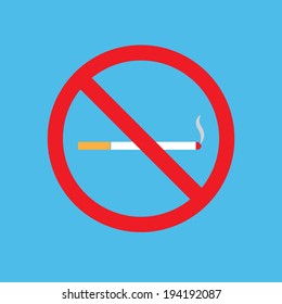 Ban smoking icon